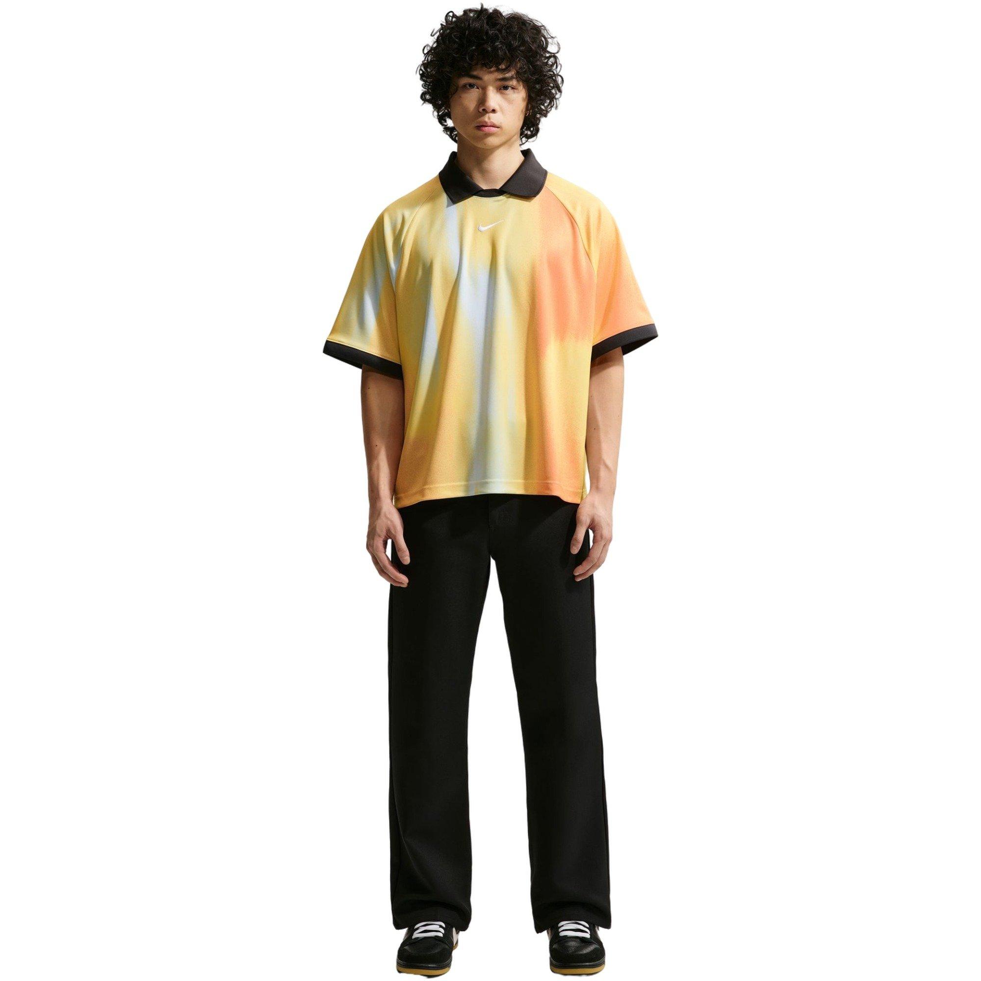 Nike Men's SB Dri-FIT Jacquard Skate Jersey - GOLD